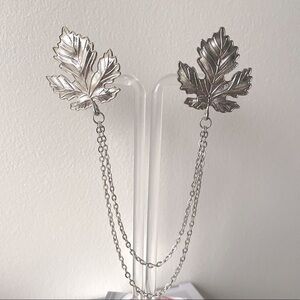 Silver Leaf Brooch | New